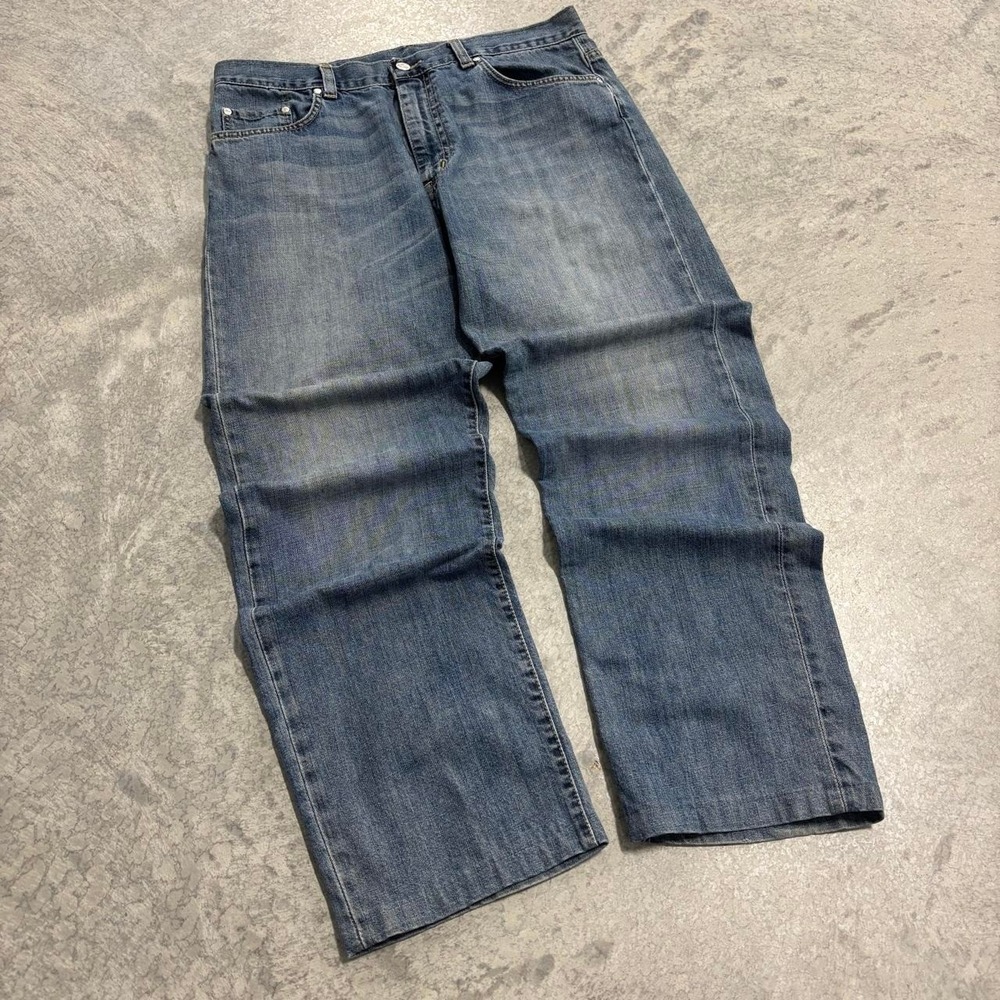 Lacoste Men's 34 Blue Denim Jeans Y2K Vintage Charm Pocket Casual